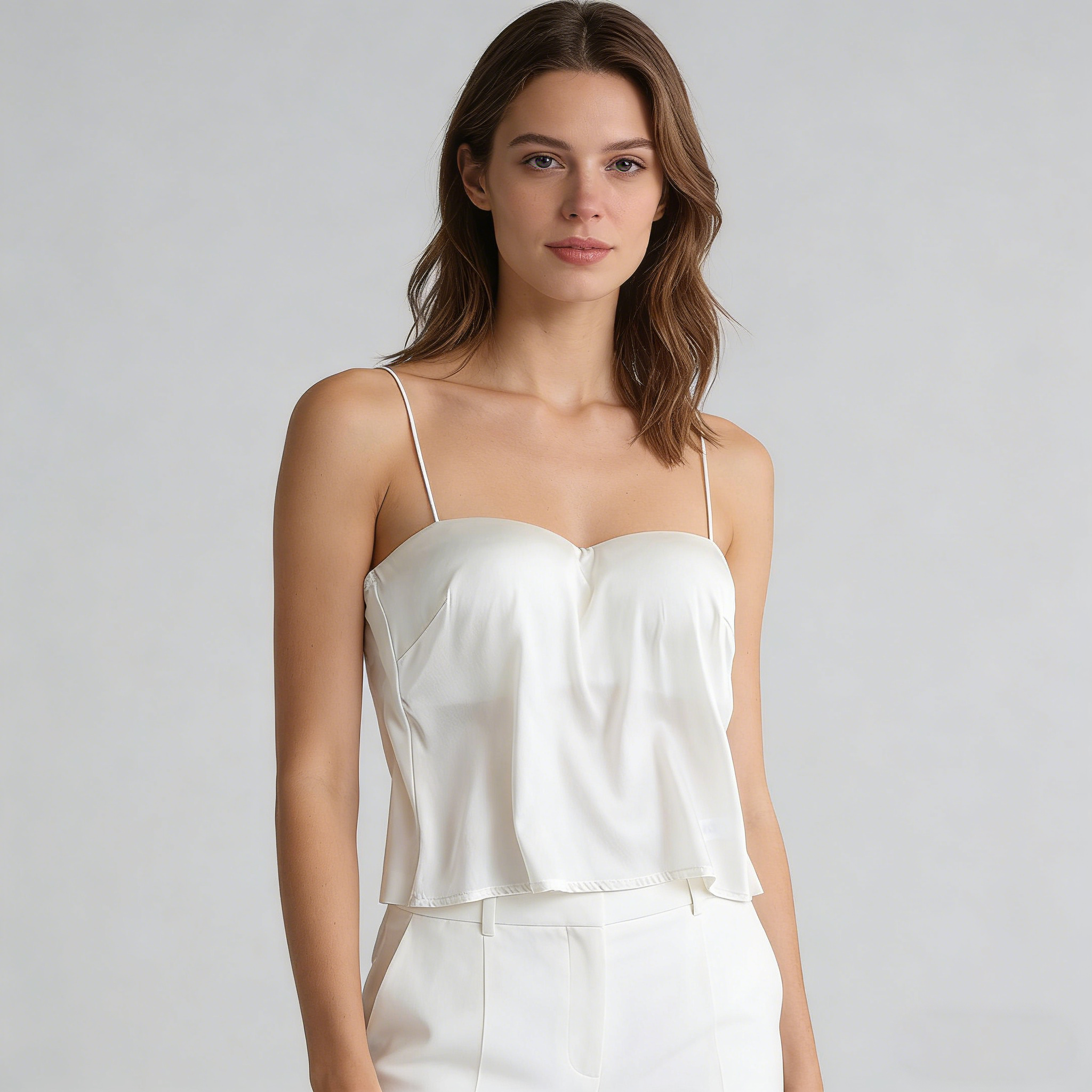 Silk Camisole With Built in Bra REAL SILK LIFE