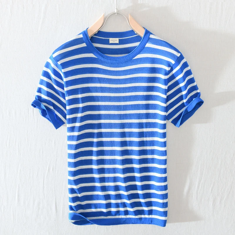 Men's Striped Premium T-Shirt