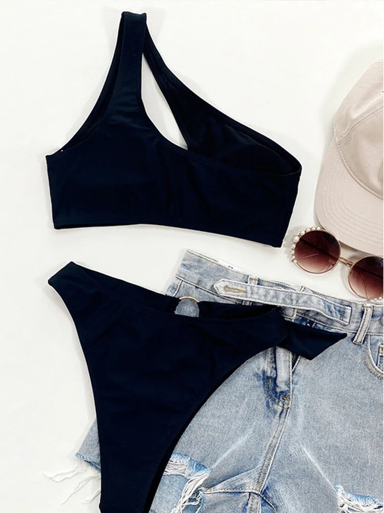 Peachtan Push Up Bikinis Solid Swimsuit Women Sexy Bathing Suits Swimwear Conjunto Biquinis Feminino Trajes De Ba&ntilde;o Mujer 2022