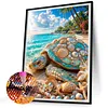 Diamond Painting -DIY Round Drill Stained Glass Sea Turtle