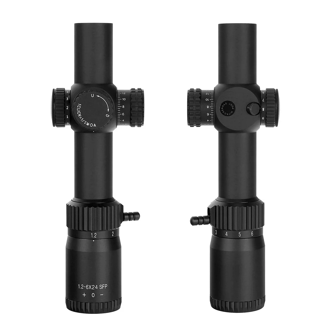 ohhunt® 1.2-6X24 IR 30MM SFP Red Illuminator LPVO Scope