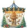 (US Local)4Pack Carousel-Crystal Rhinestone Diamond Painting(30x30cm)