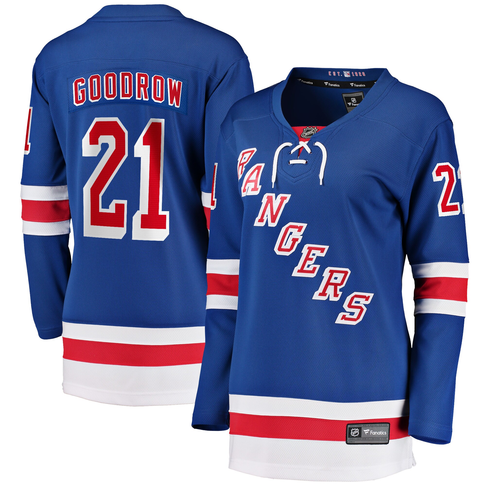 Barclay Goodrow New York Rangers Fanatics Women’s Home Breakaway   Jersey – Blue mysite