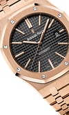 Rose Gold 904L Steel Black - Automatic - 41mm