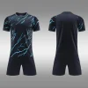 Men's Customizable Summer Sports Shirt Uniform Youth Soccer Jersey Set Name Custom Design Twill Custom Sublimation Short OEM