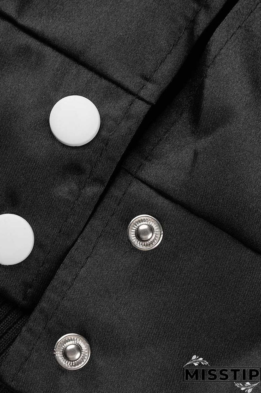 Green Casual Street Embroidered Patchwork Buckle Cardigan Collar Outerwear