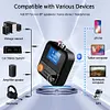 Stereo Transmitter Bluetooth-Compatible 5.2 Wireless AUX 2RCA TF for TV/Computer