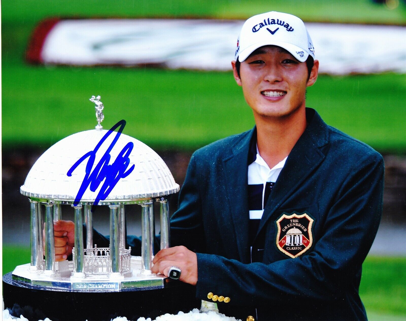 Danny Lee signed 8x10 color golf Photo Poster painting