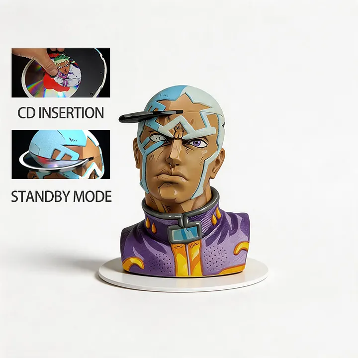@pucci 平野 CD ① Pucci CD Player - Premium Hand-Painted Anime Figure & Functional