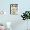 >SALE<5D DIY Full Round Drill Partial AB Diamond Painting Flower-Bearing Angel 35x45cm