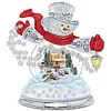 Snowman-Crystal Rhinestone Diamond Painting