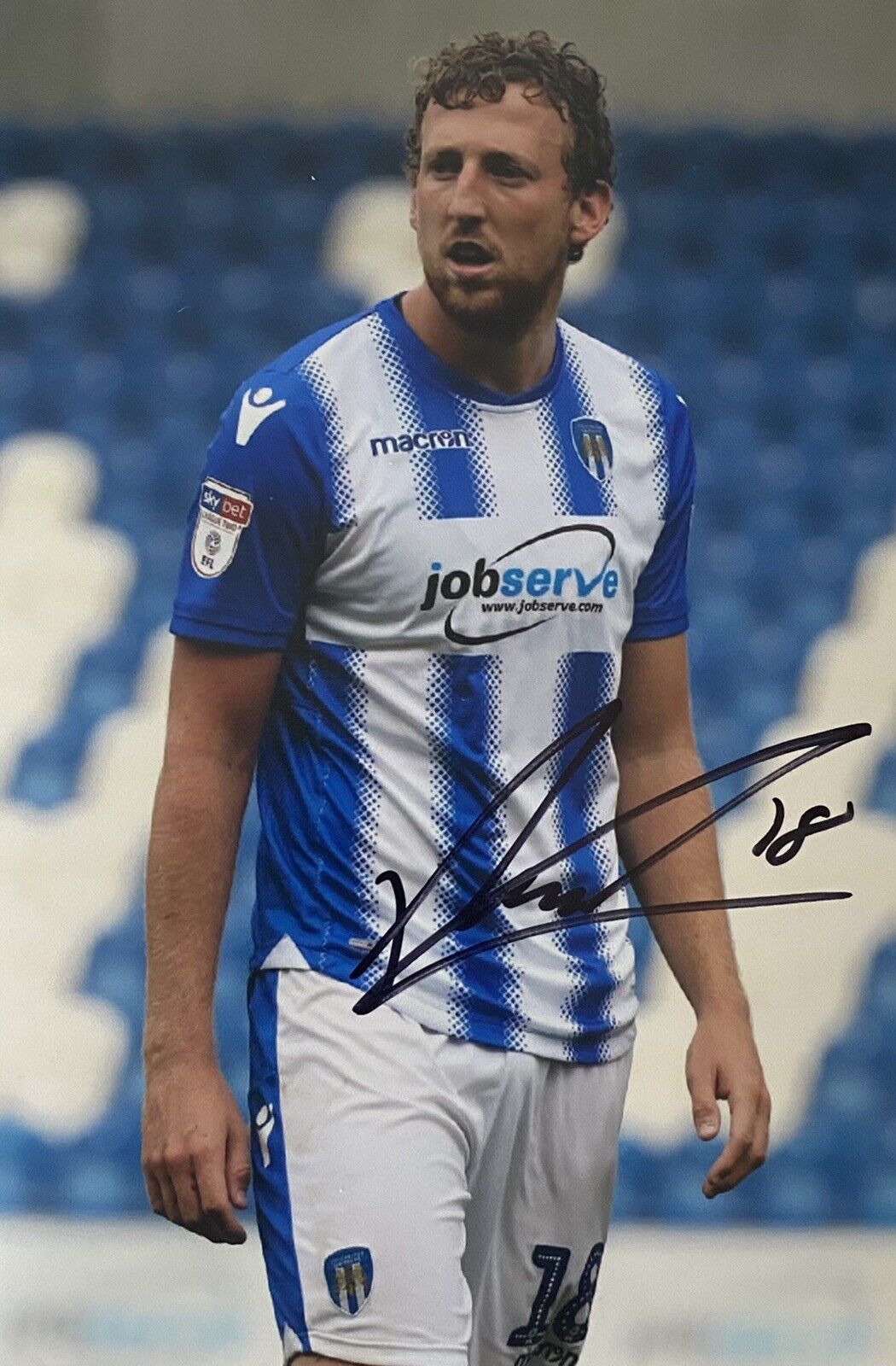 Tom Eastman Genuine Hand Signed Colchester United 6X4 Photo Poster painting 4