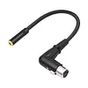 90 Degree Angle XLR To 3.5mm Cable for Mixer Console Speaker Tablet Phones Balanced To Unbalanced Audio Cable 11.8 Inch/0.3 Meter Length
