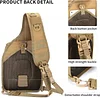 Brusttasche Taktisch Umhängetasche Molle Schultertasche Militärisch Wasserdicht Chest Sling Pack Casual Crossbody Bag für Outdoor Armee Reisen Wandern Camping Jagd