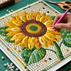 Framed Diamond Painting - Special Shaped - Sunflower(25x25cm)