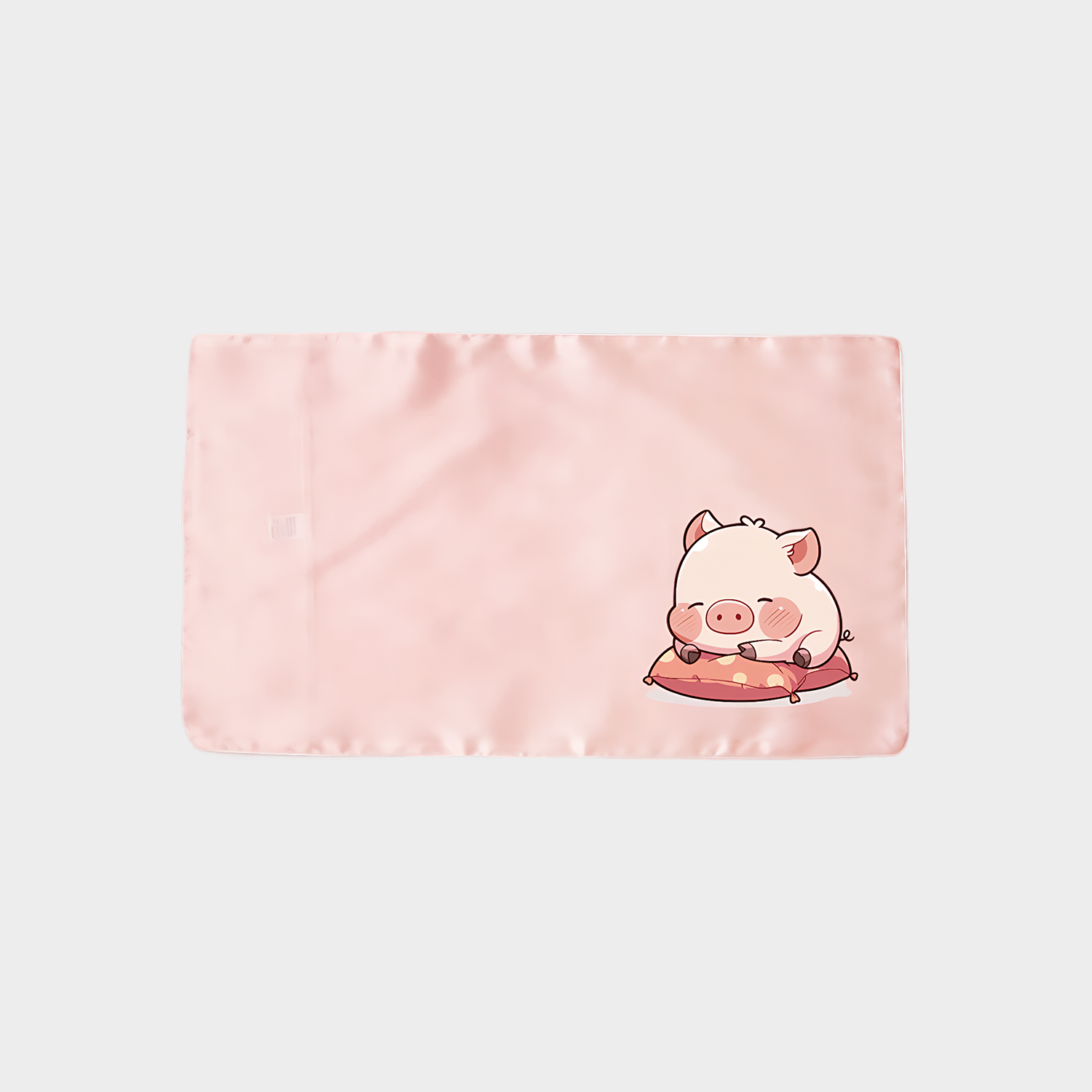 Baby ＆ Toddler Silk Pillowcase Cartoon Pig Luxuriously Soft for Sleeping REAL SILK LIFE