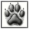 Black Cat'S Paw-18CT Stamped Cross Stitch 20*20cm/7.87*7.87in tapestrymarket