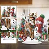 >SALE<Christmas Acrylic Winter Snowman Diamond Painting Desktop Decor for Office Decor