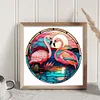 (Counted/Stamped) Flamingo - 18CT Cross Stitch 20*20cm/7.87*7.87in