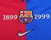 Joyfball 1899-1999 Kids Size Retro Barcelona Centennial Edition Football Shirt 1:1 Thai Quality