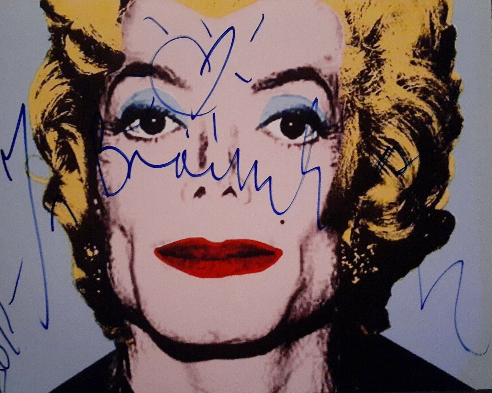 Mr. Brainwash signed 8x10