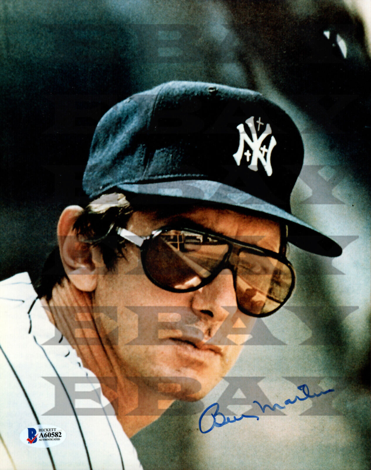 Billy Martin New York Yankees. Signed 8x10 autographed Photo Poster painting Reprint