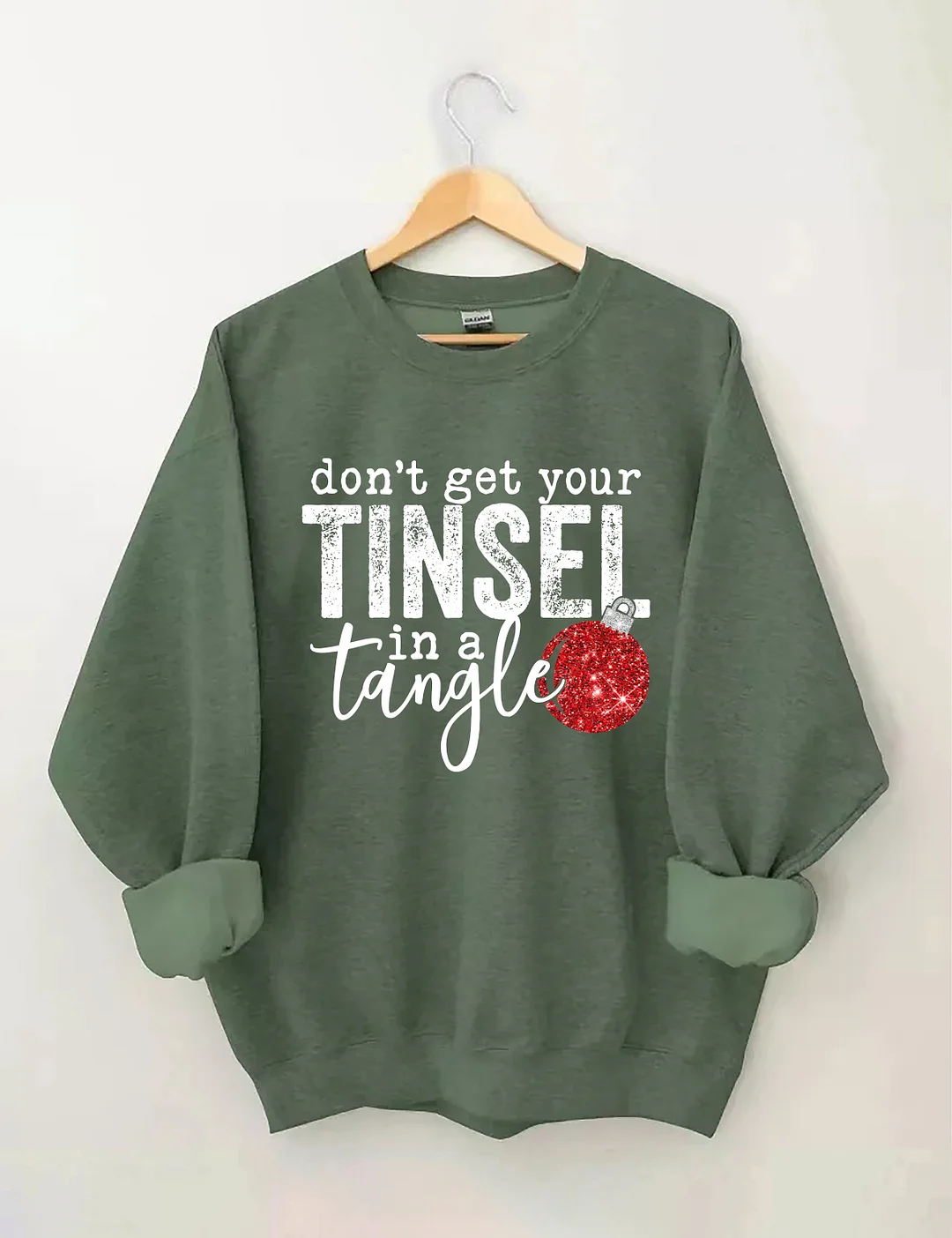 Don't Get Your Tinsel In a Tangle Sweatshirt