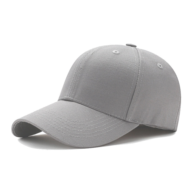 Unisex Minimalist Solid Color Curved Eaves Baseball Cap
