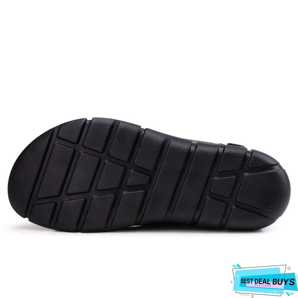 Men's Genuine Leather Sandals Casual High Quality Outdoor Beach Sandals