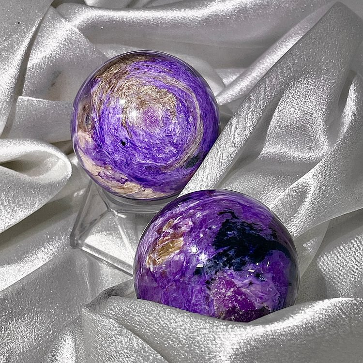 High Quality Charoite Sphere