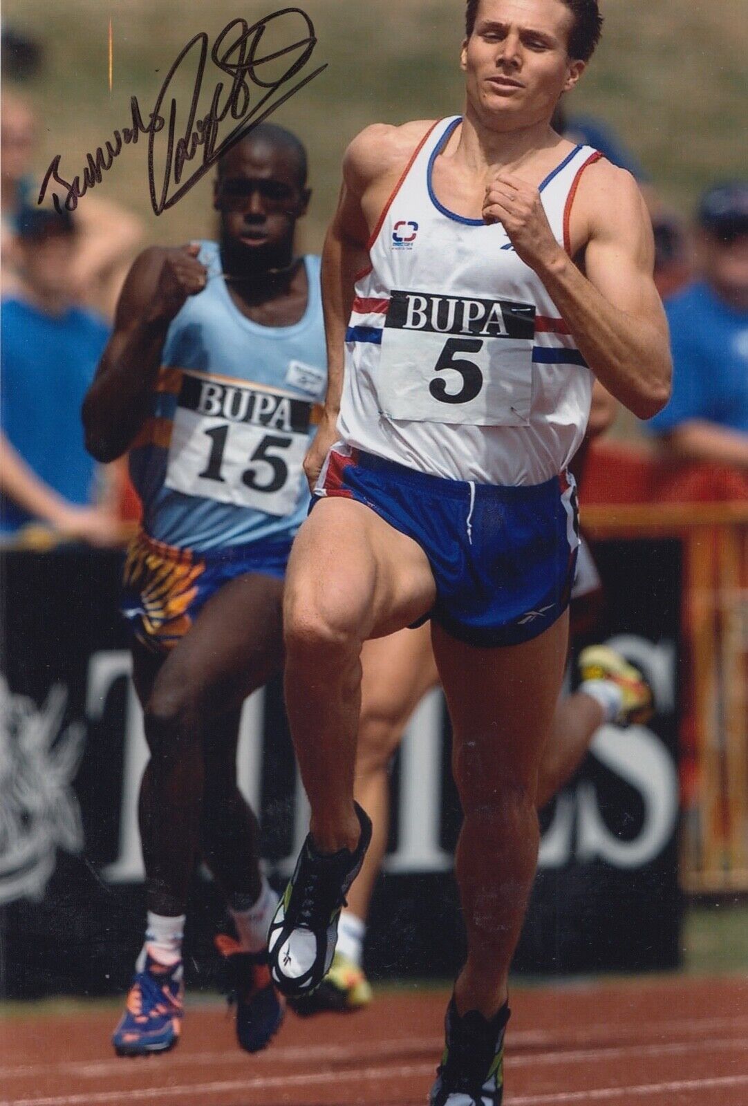 Roger Black Hand Signed 12x8 Photo Poster painting Olympics Autograph