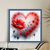 Love Poppy-11CT Stamped Cross Stitch 40*40cm/15.75*15.75in