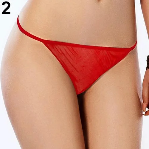 Mini Women Sexy Thong Rhinestone Decor Erotic G-String T-Back Thongs Plus Size Panties Soft material and comfortable design