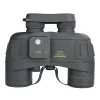 7x50Military Binoculars With Rangefinder Compass Binoculars Nitrogen Filled Waterproof Outdoor Night Vision HD Professional Binoculars