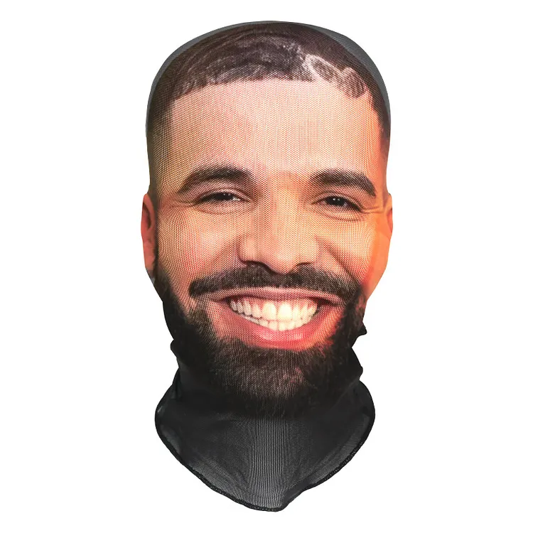 3D Spoof Face Simulation Headgear-Drake
