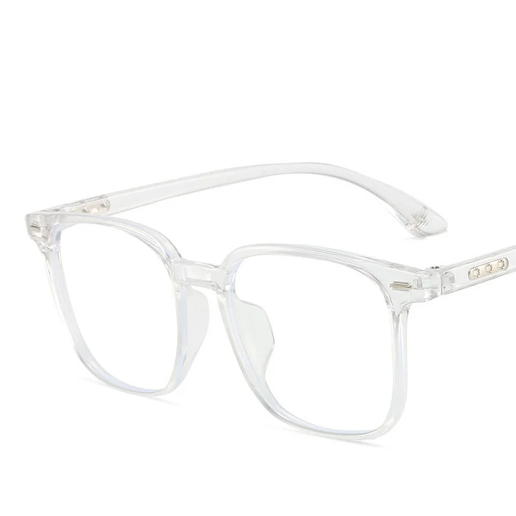 YOOSKE  Women Retro Square Glasses Frame Trend Blue Light Glasses Men New Simple Anti Blue Light Computer Glasses