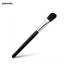 Sulunmo Small Powder Makeup Brush - Precise Compact Flat-Top Bristles for Setting Powder, Blush & Contour, Premium Soft Synthetic Fiber, Professional Cosmetic Tool with Ergonomic Black Handle