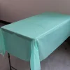 5PCS Rectangle 137 x 274cm Colorful Party Disposable PE Tablecloth 