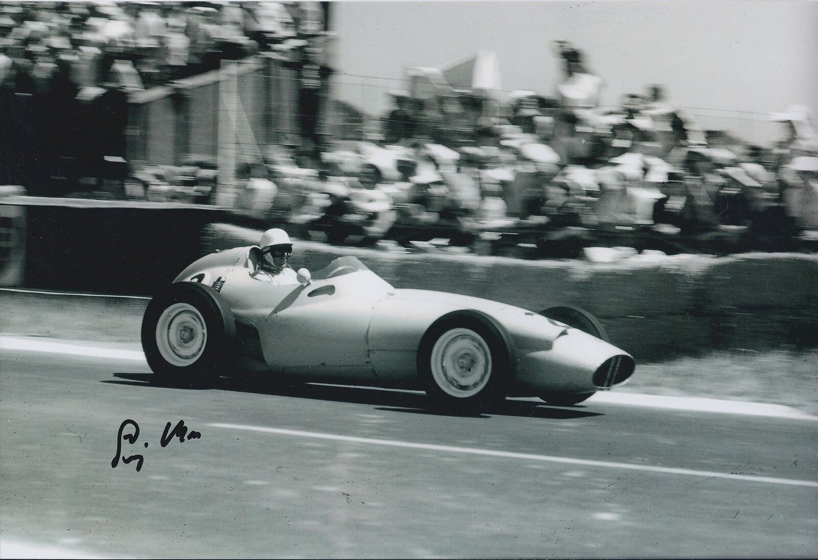 Stirling Moss SIGNED 12x8 Photo Poster painting KIEFT Car Vintage Motor AFTAL COA Autograph