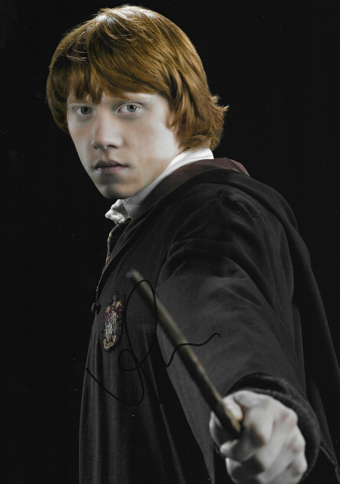 Rupert Grint Signed Harry Potter Photo Poster painting AFTAL