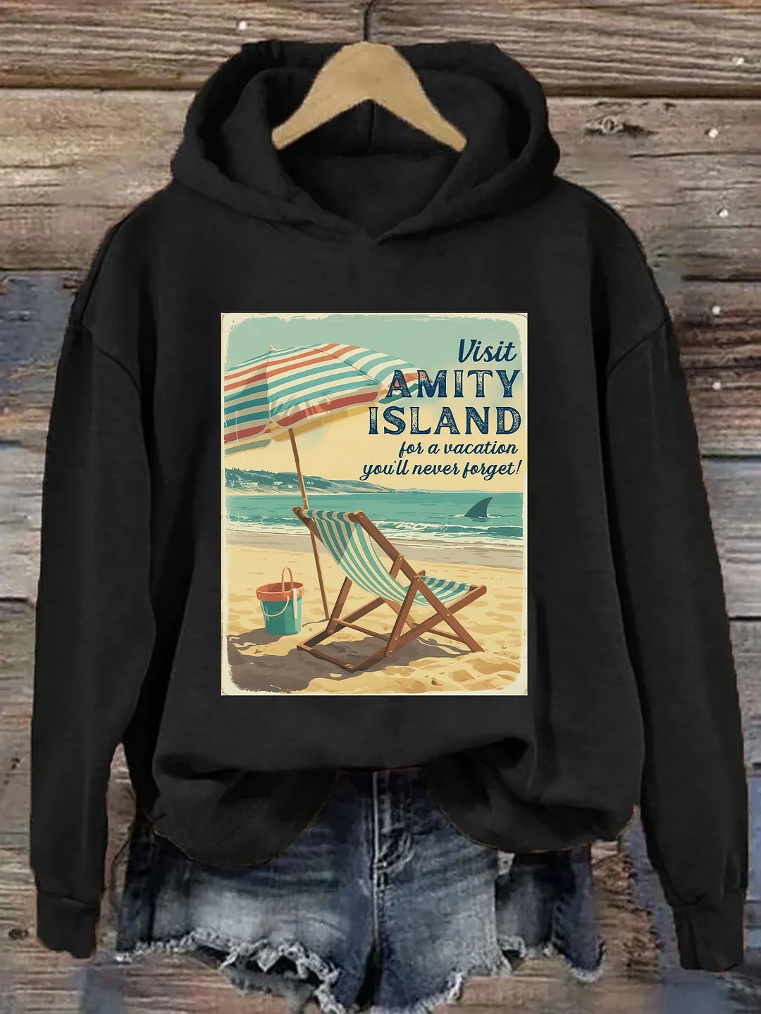 Jaws Amity Island Hoodie