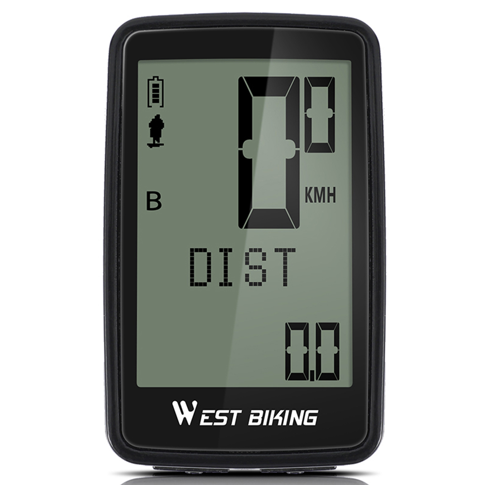 

WEST BIKING Bicycle Computer Wireless MTB Road Bike LCD Display Odometer, 501 Original