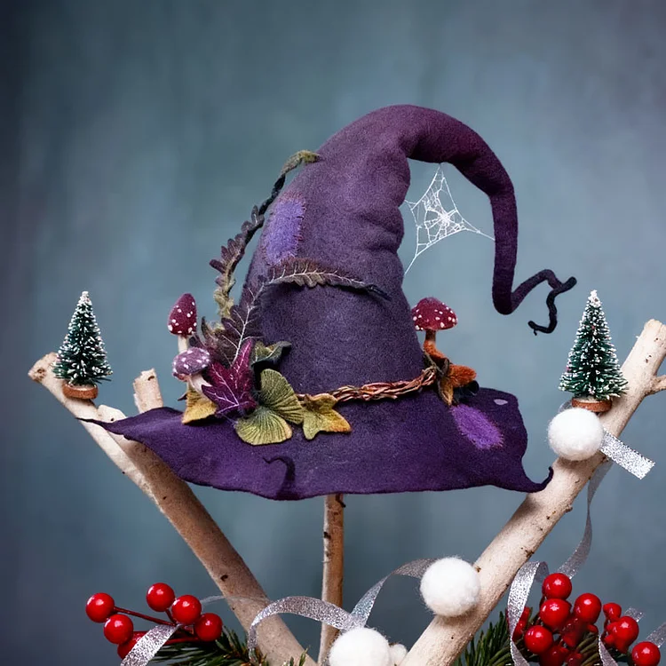 Halloween Party Felt Witch Hats