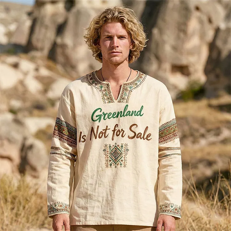 Men's Greenland Is Not For Sale T-shirt