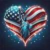 Independence Day Statue Of Liberty-11CT Stamped Cross Stitch 40*40cm tapestrymarket
