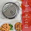 LAST DAY 49% OFF -Stainless Steel Frying Pot with Thermometer and Oil Drip Drainer Rack