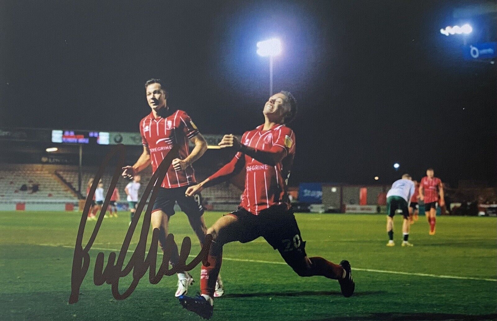 Brennan Johnson Genuine Hand Signed Lincoln City 6X4 Photo Poster painting 6
