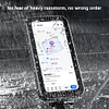 Waterproof Cellphone Mount 360 Degree Rotation for 4-7 Inch Phone (Rearview)