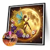 Moon Fairy Girl - Crystal Rhinestone Diamond Painting