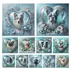 (Multi-Style) Love Dog-11CT Stamped Cross Stitch 45*45cm tapestrymarket